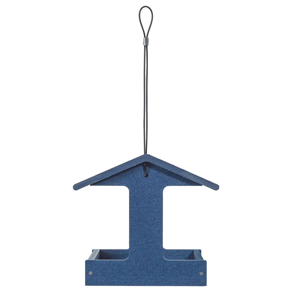 Recycled Plastic Fly-Thru Feeder in Blue - Birds Choice