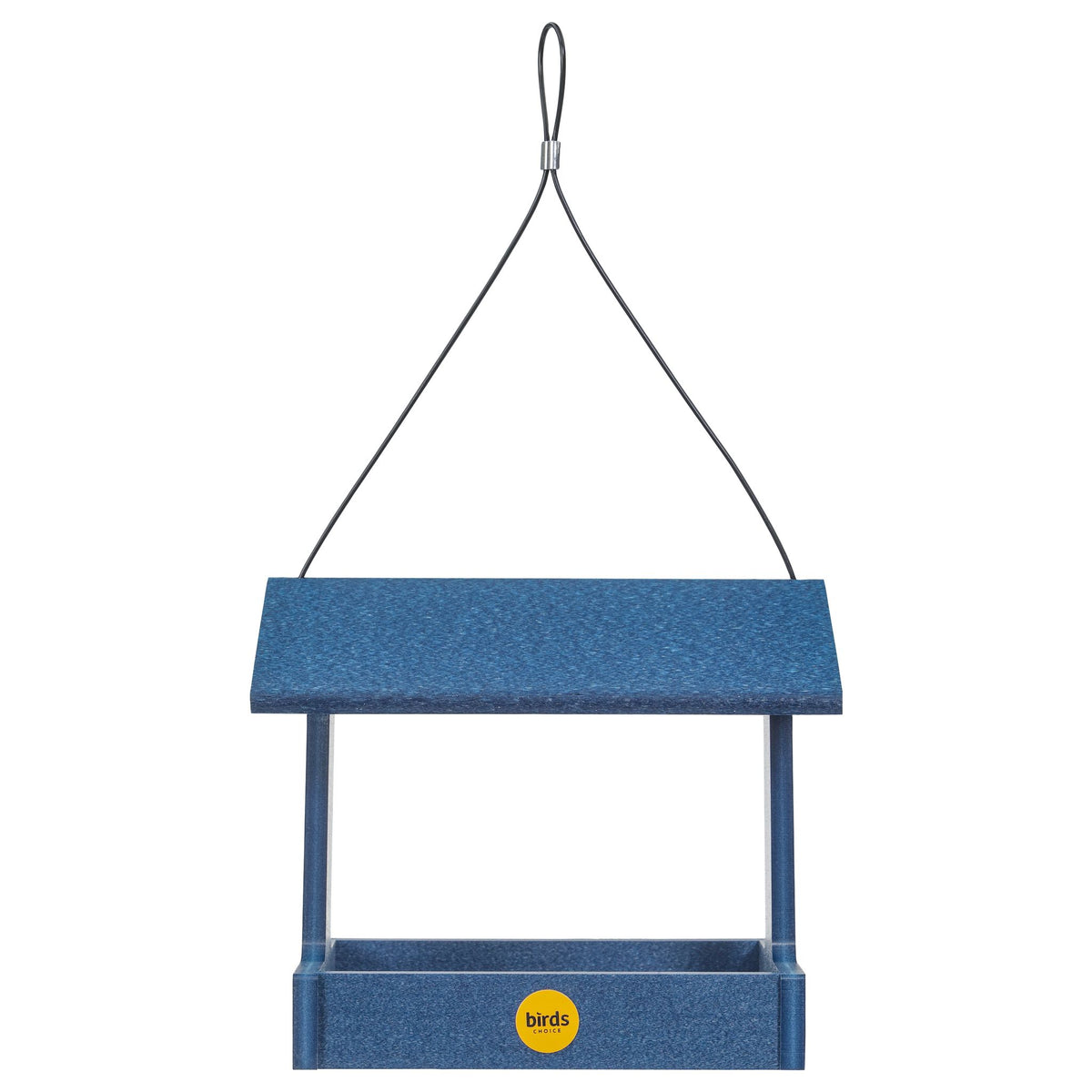Recycled Plastic Fly-Thru Feeder in Blue - Birds Choice