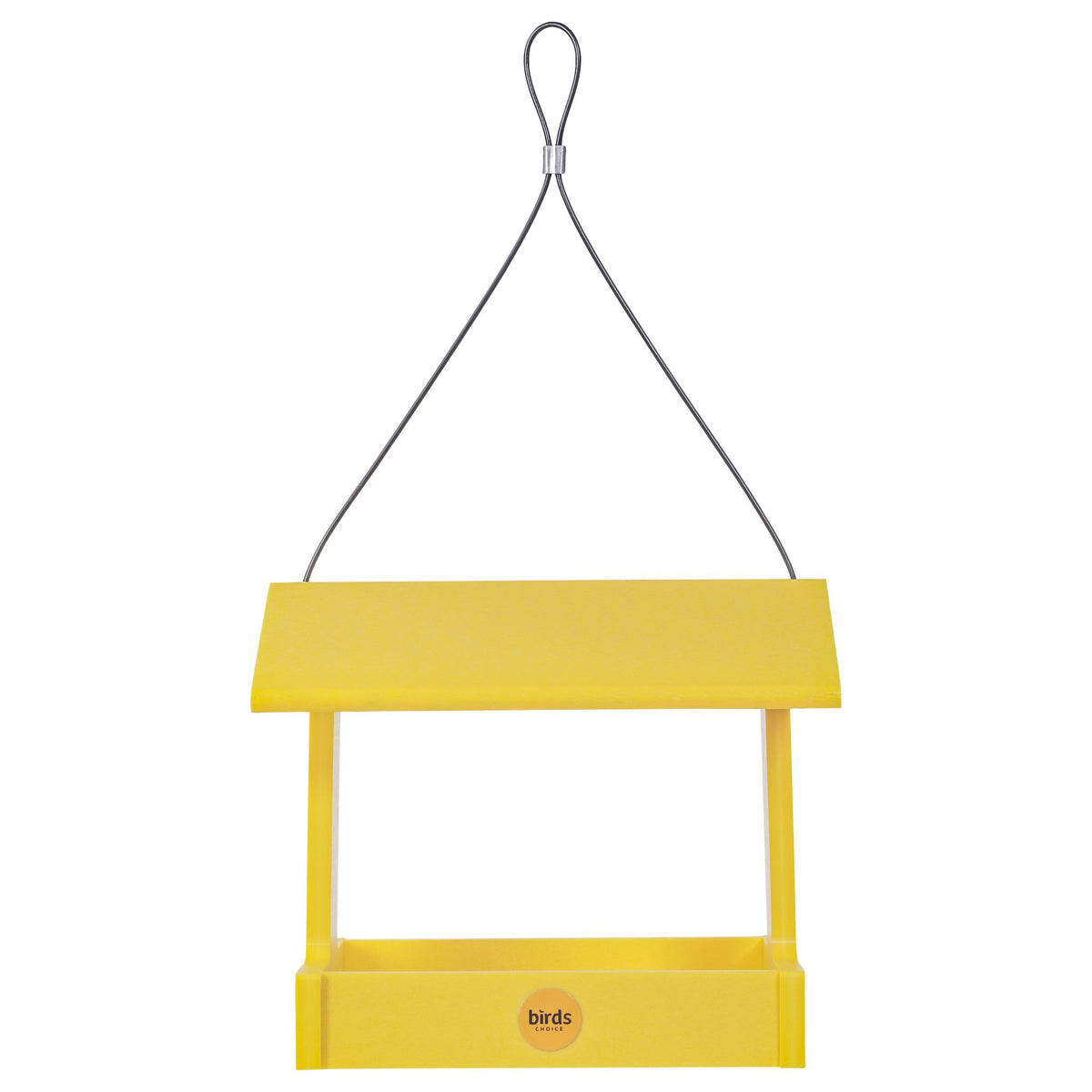 Recycled Plastic Fly-Thru Feeder in Yellow - Birds Choice