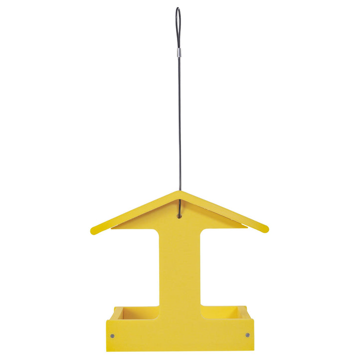 Recycled Plastic Fly-Thru Feeder in Yellow - Birds Choice
