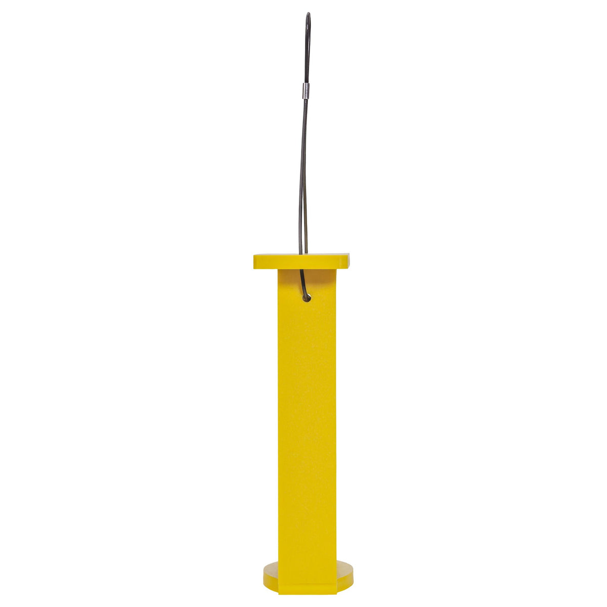 Tall Finch Bird Feeder in Yellow Recycled Plastic - Birds Choice