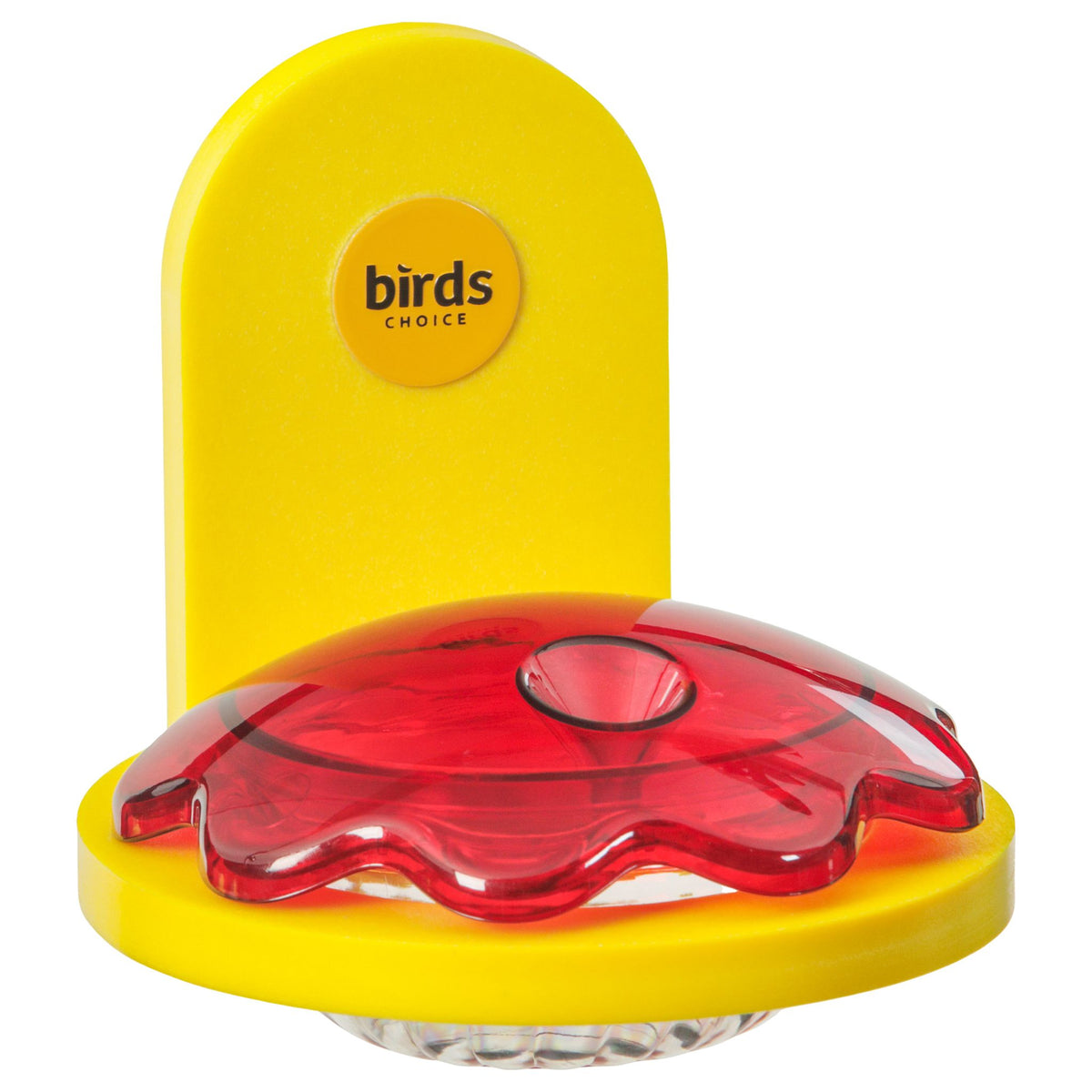 Window Mount Hummingbird Feeder in Yellow Recycled Plastic - Birds Choice
