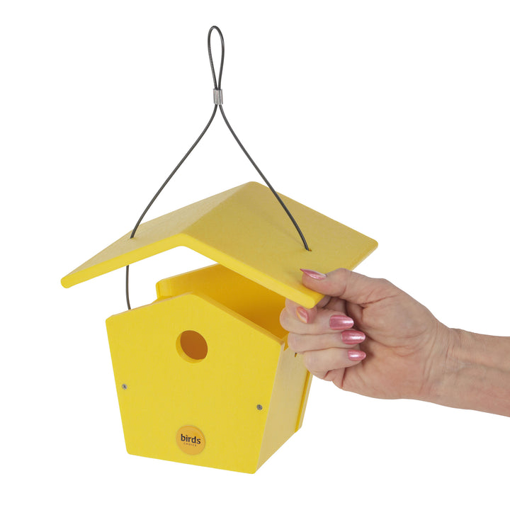 Wren House in Yellow Recycled Plastic - Birds Choice