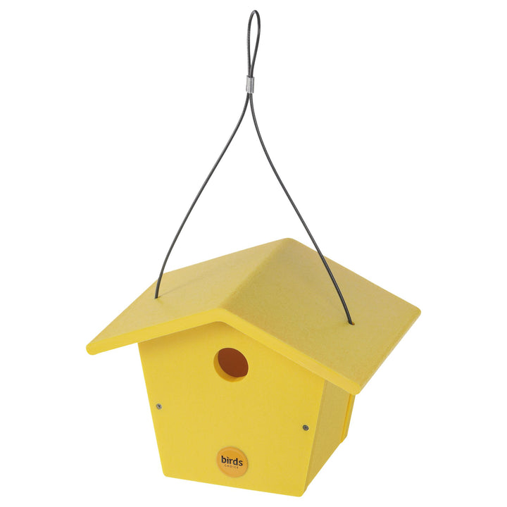 Wren House in Yellow Recycled Plastic - Birds Choice