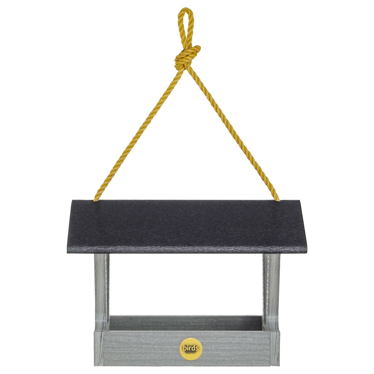 Modern Farmhouse Fly-Thru Feeder in Driftwood - Birds Choice