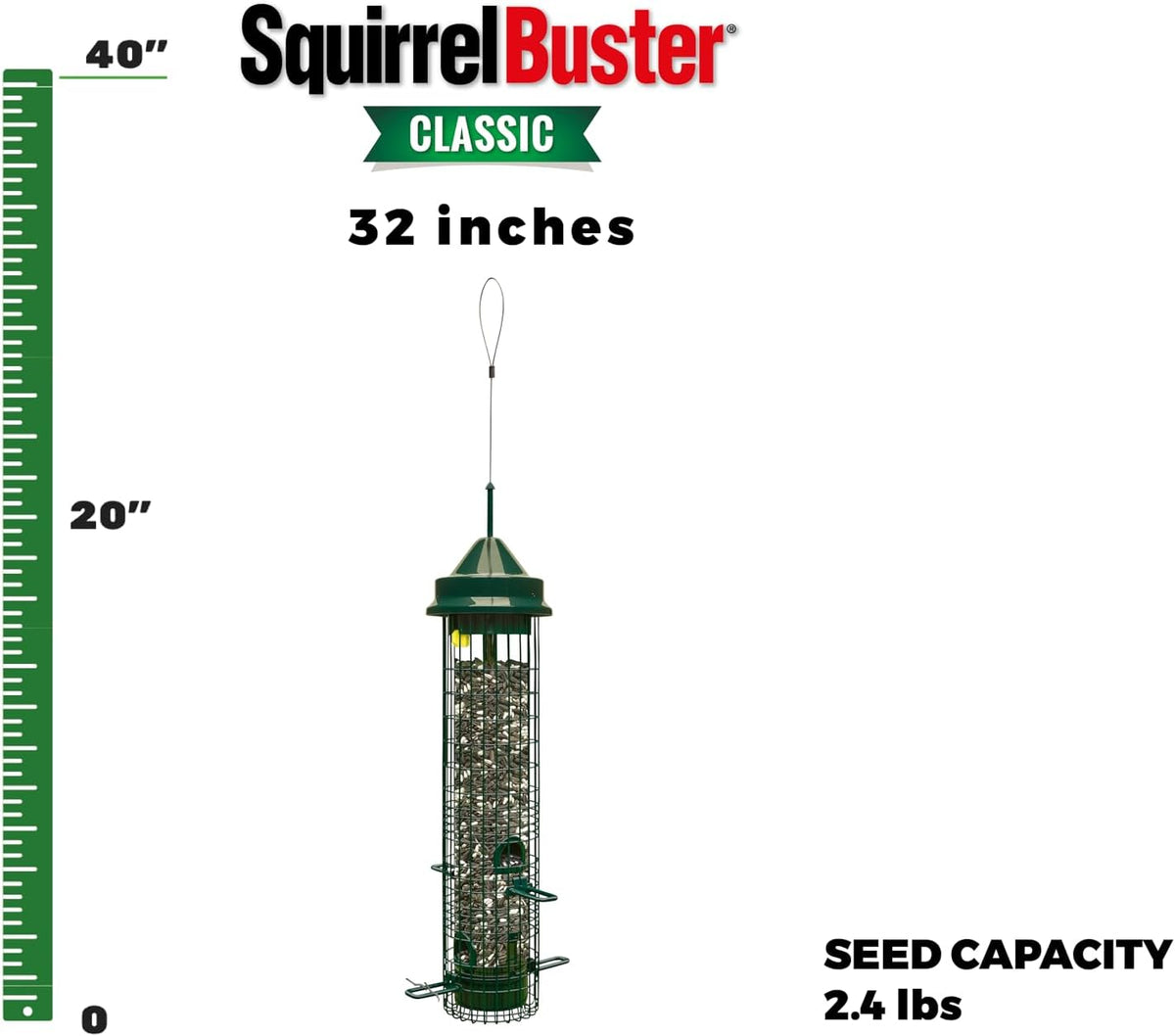 Brome Squirrel Buster Classic Squirrel-proof Bird Feeder - Birds Choice