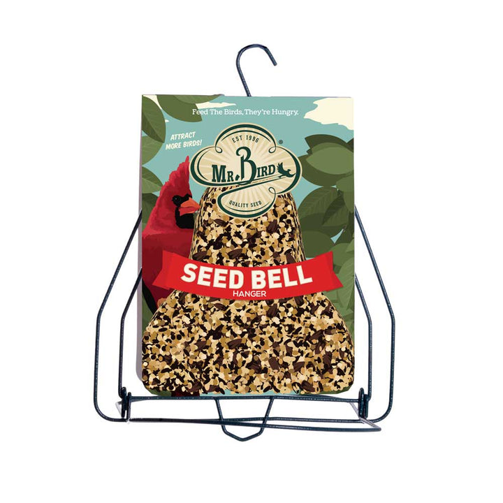 Mr. Bird Seed Bell Hanger - Birds Choice