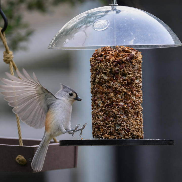 Recycled Plastic Seed Cylinder Feeder - Birds Choice