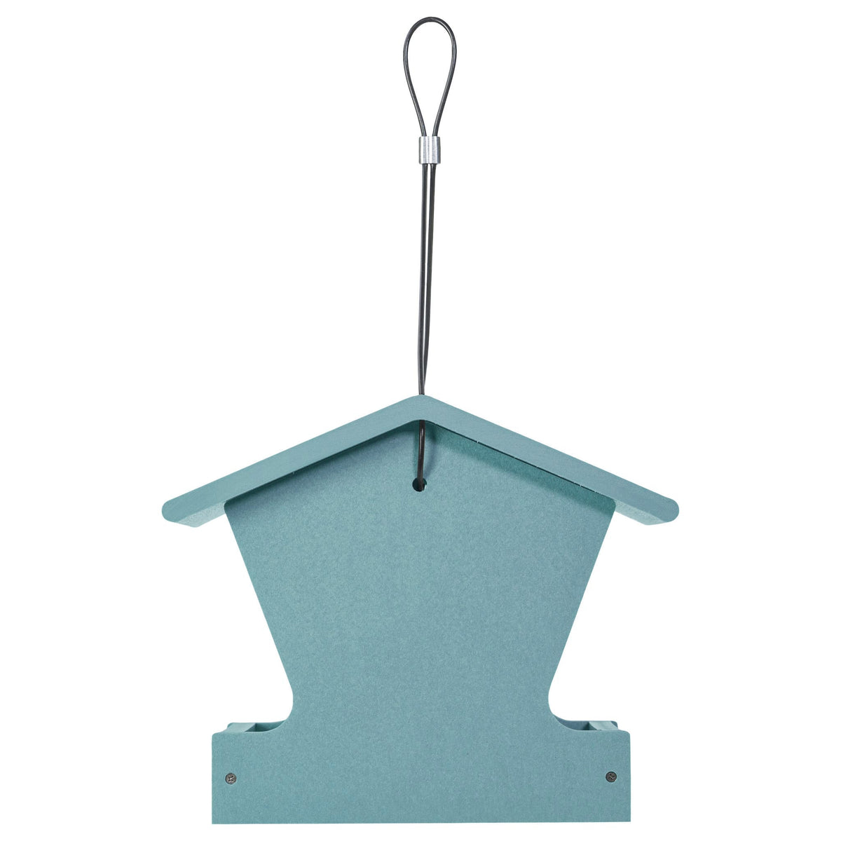 Small Hopper Bird Feeder in Blue Recycled Plastic - Birds Choice
