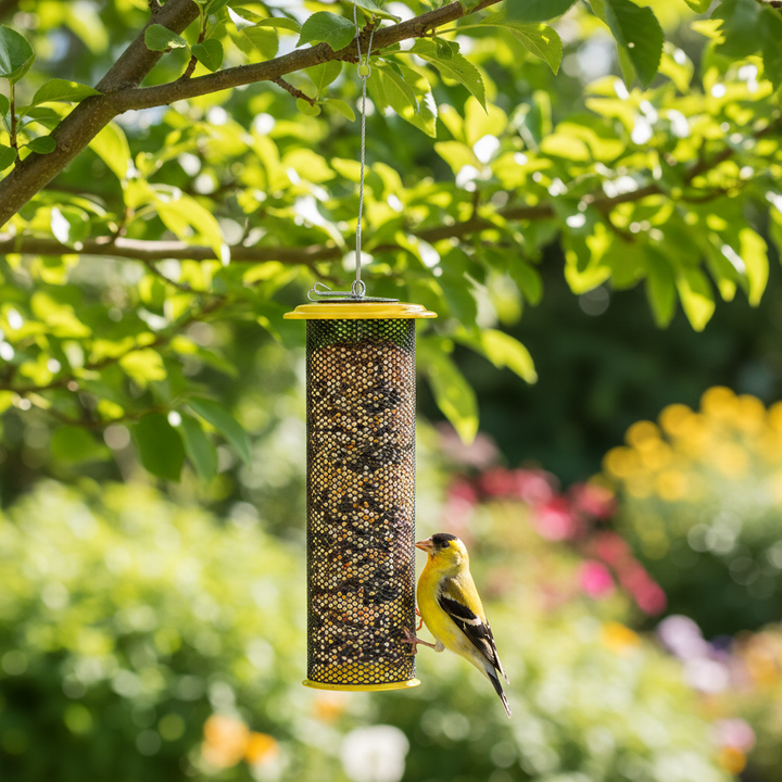 Magnet Mesh Tube Feeder for Finches-Small
