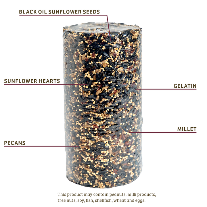Cardinals Crave Seed Cylinder - Small - Birds Choice