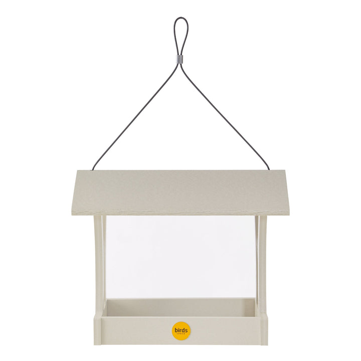 Fly-Thru Bird Feeder in Sea Salt Recycled Plastic - Birds Choice