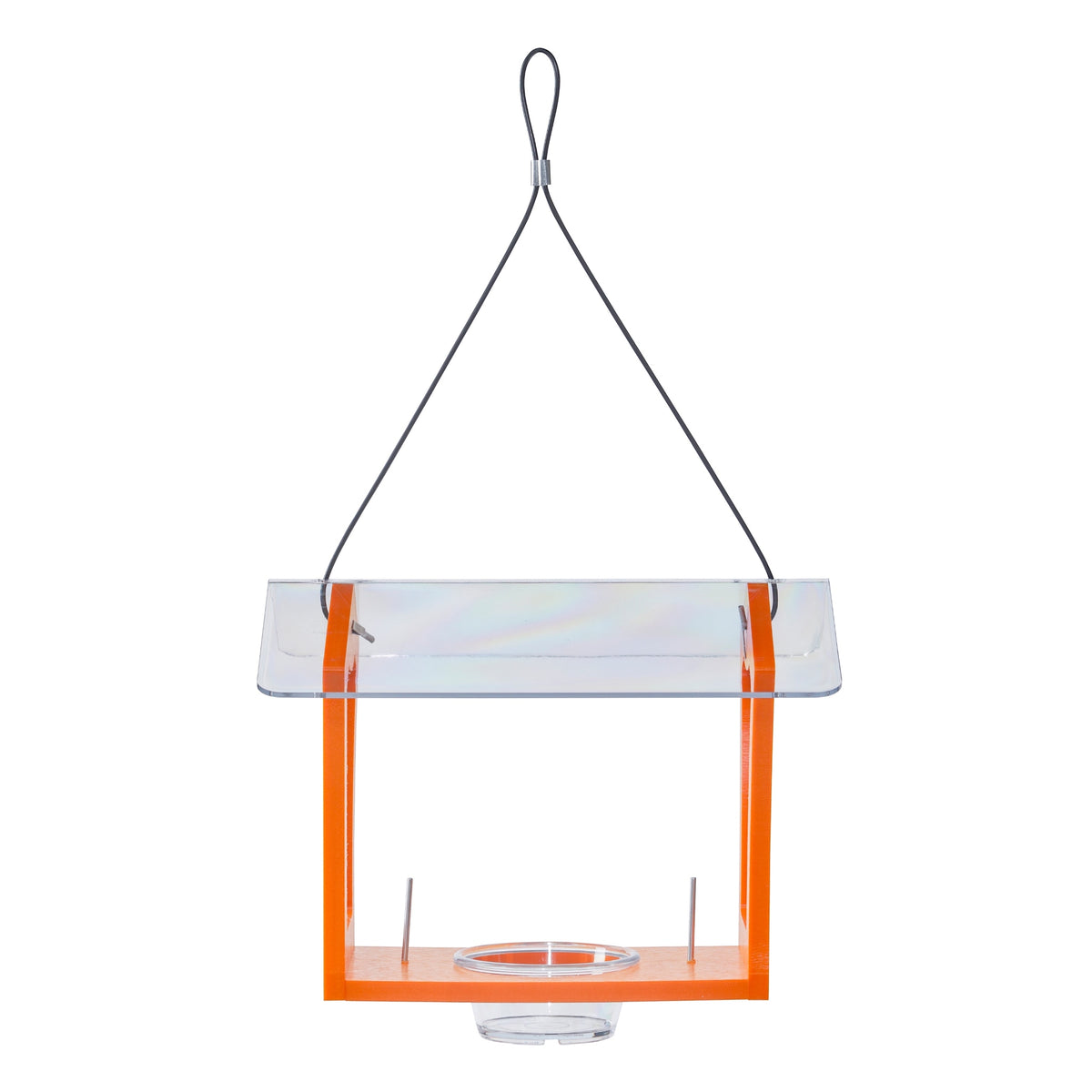 Oriole Bird Feeder in Orange Recycled Plastic - Birds Choice