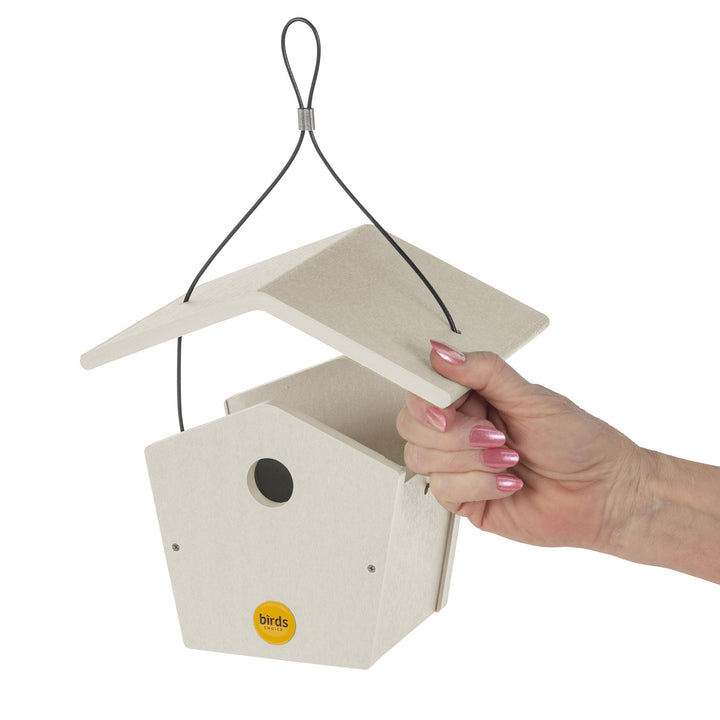 Wren House in Sea Salt Recycled Plastic - Birds Choice