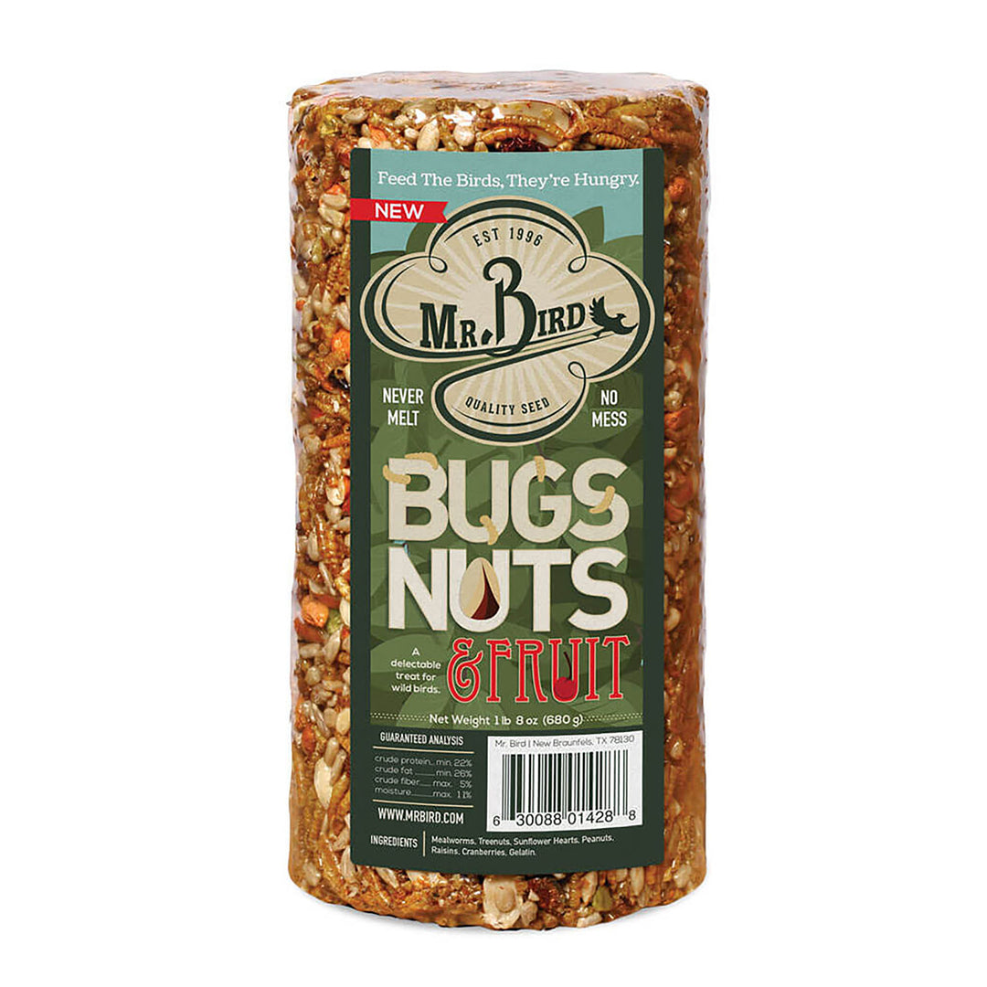 Mr. Bird Bugs, Nuts, & Fruit Seed Cylinder – Small - Birds Choice