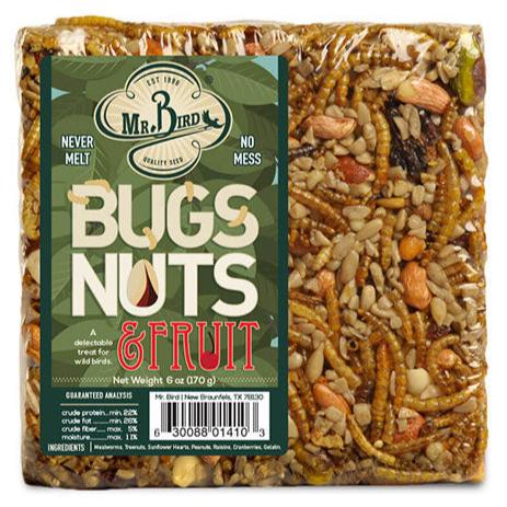 Mr. Bird Bugs, Nuts, & Fruit Cake – Small - Birds Choice