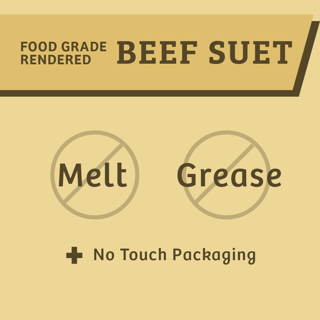 PEANUT NO MELT SUET - 12 PACK - Birds Choice