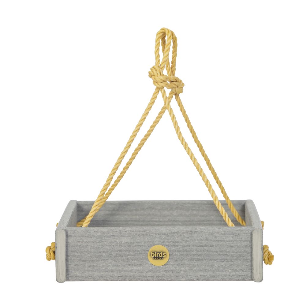 Small Hanging Tray Bird Feeder – Driftwood - Birds Choice