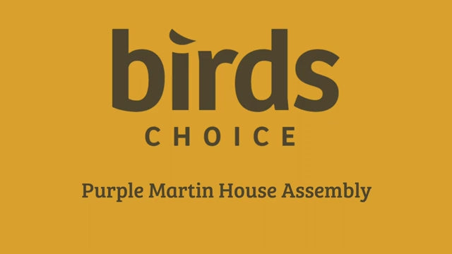 Purple Martin House Starling Resistant Style Add A Floor